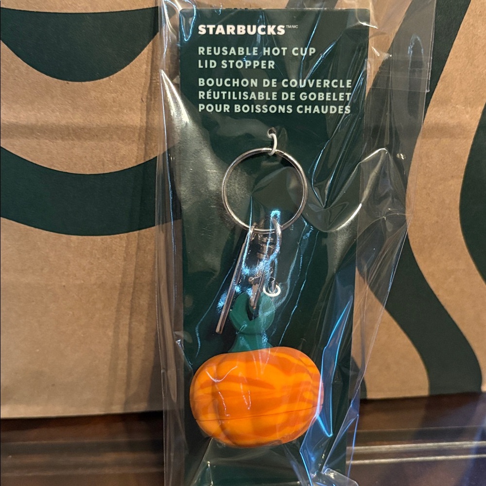 Starbucks Pumpkin Lid Stopper 🎃